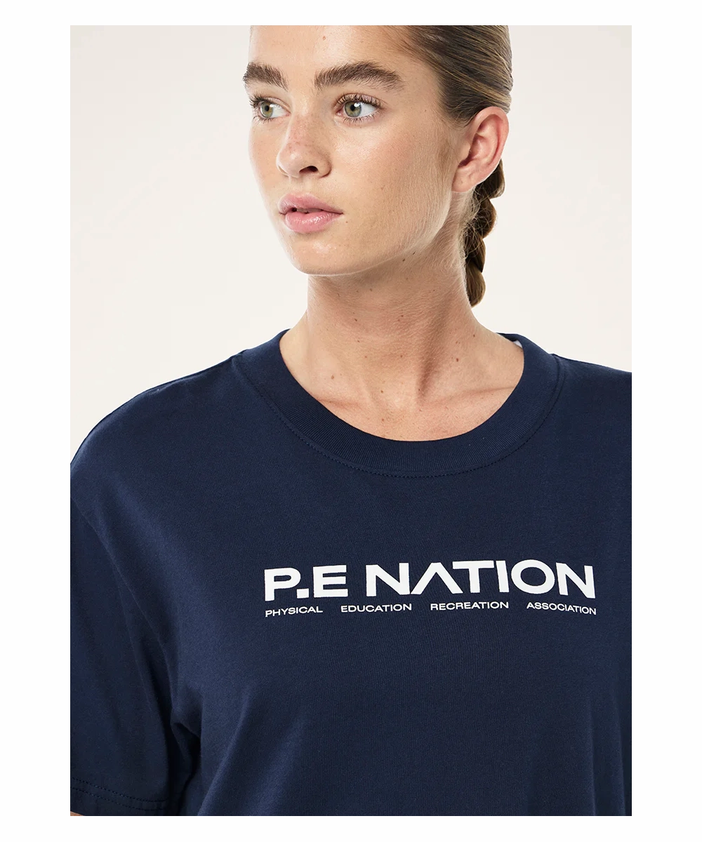 Trans Glow P.E Nation Aero SS Tee (Dark Navy)
