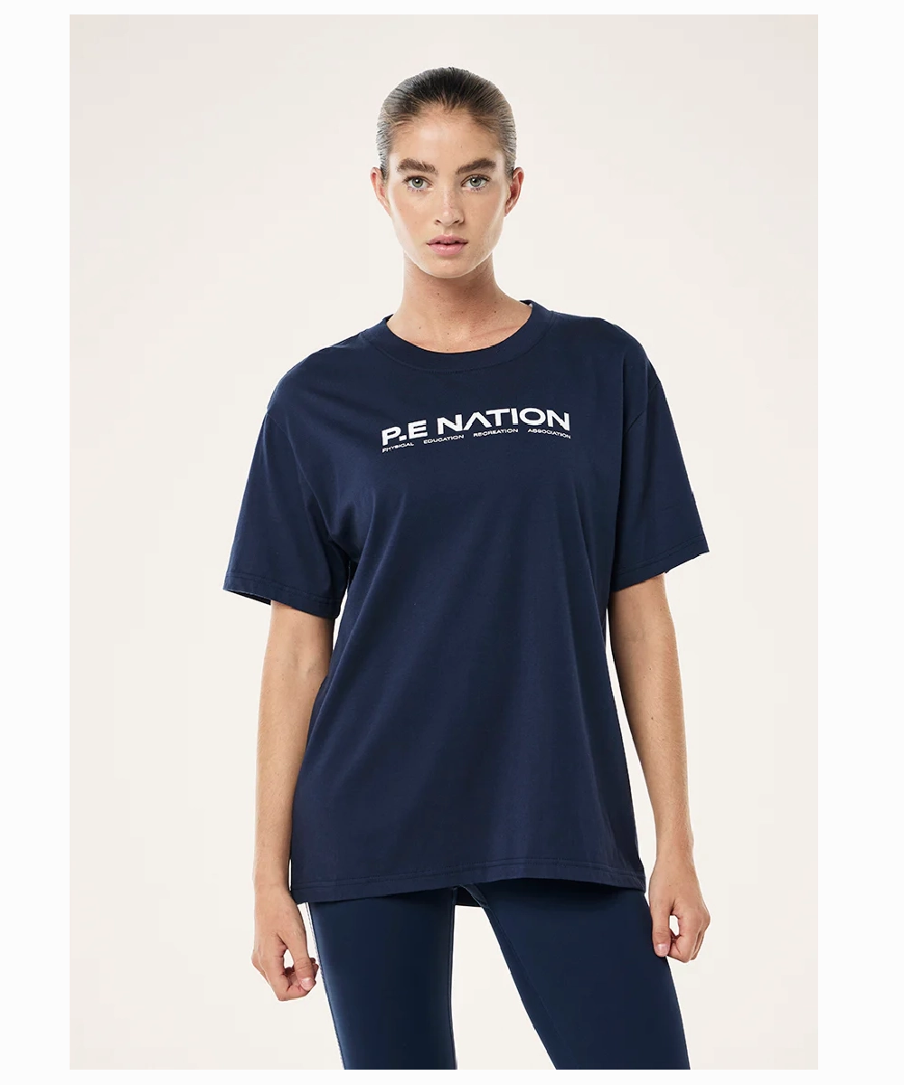 Model Glow P.E Nation Aero SS Tee (Dark Navy)