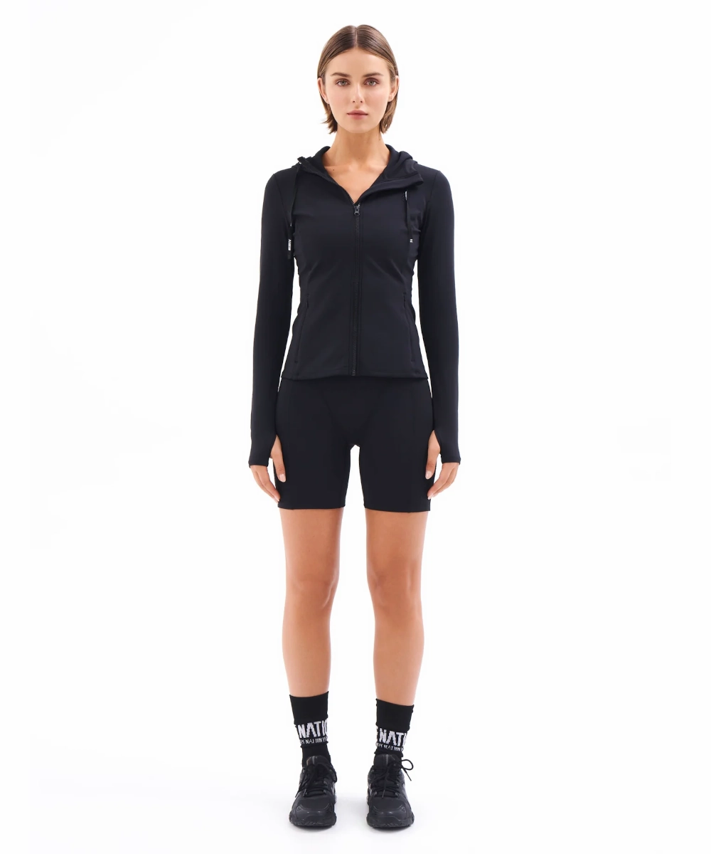 P.E Nation Agility Test Jacket (Black) Compression Fit Screen Core