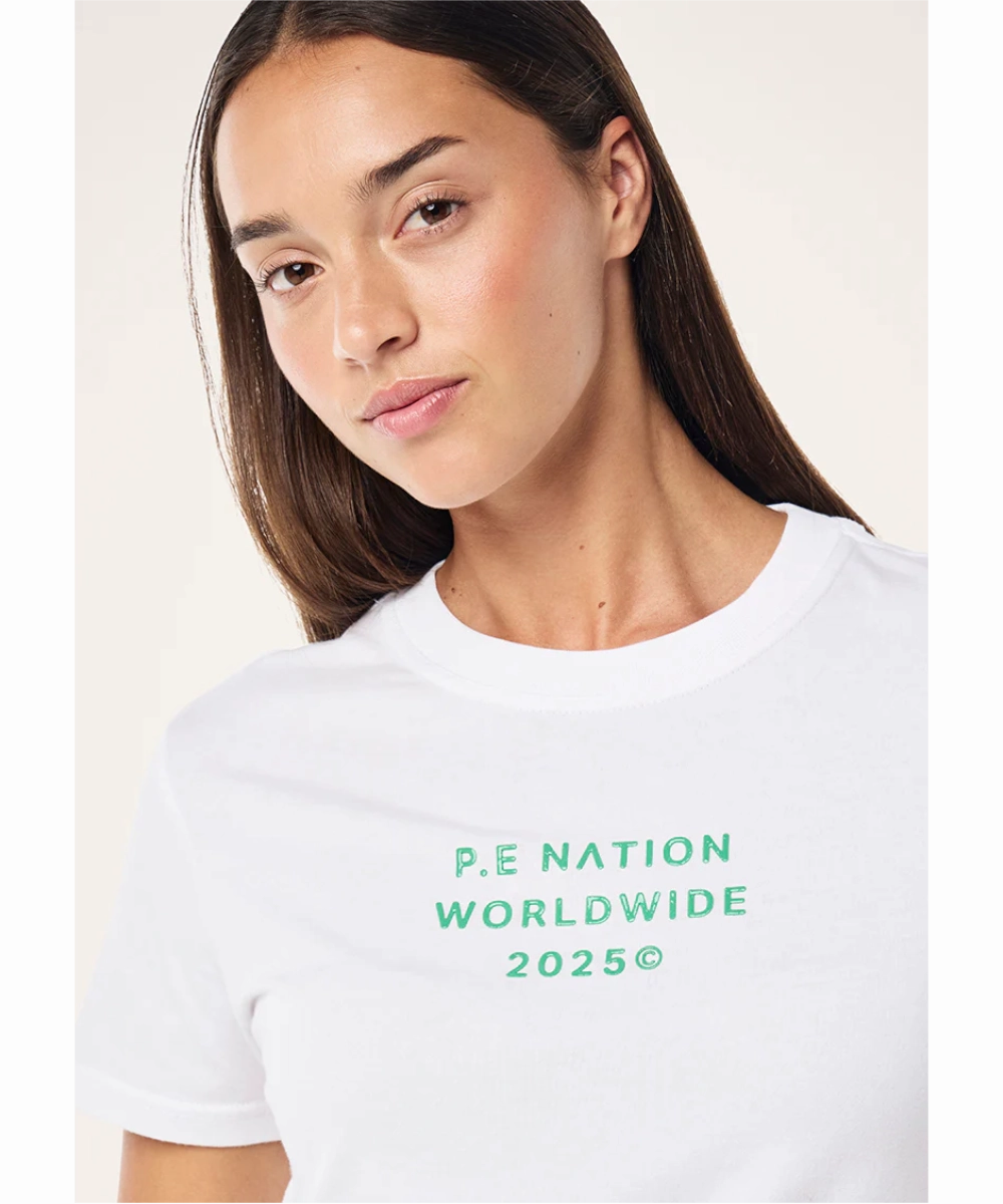 China Cool P.E Nation Compact Tee (Optic White)
