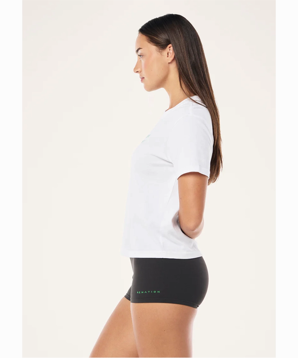Daily Fit P.E Nation Compact Tee (Optic White)