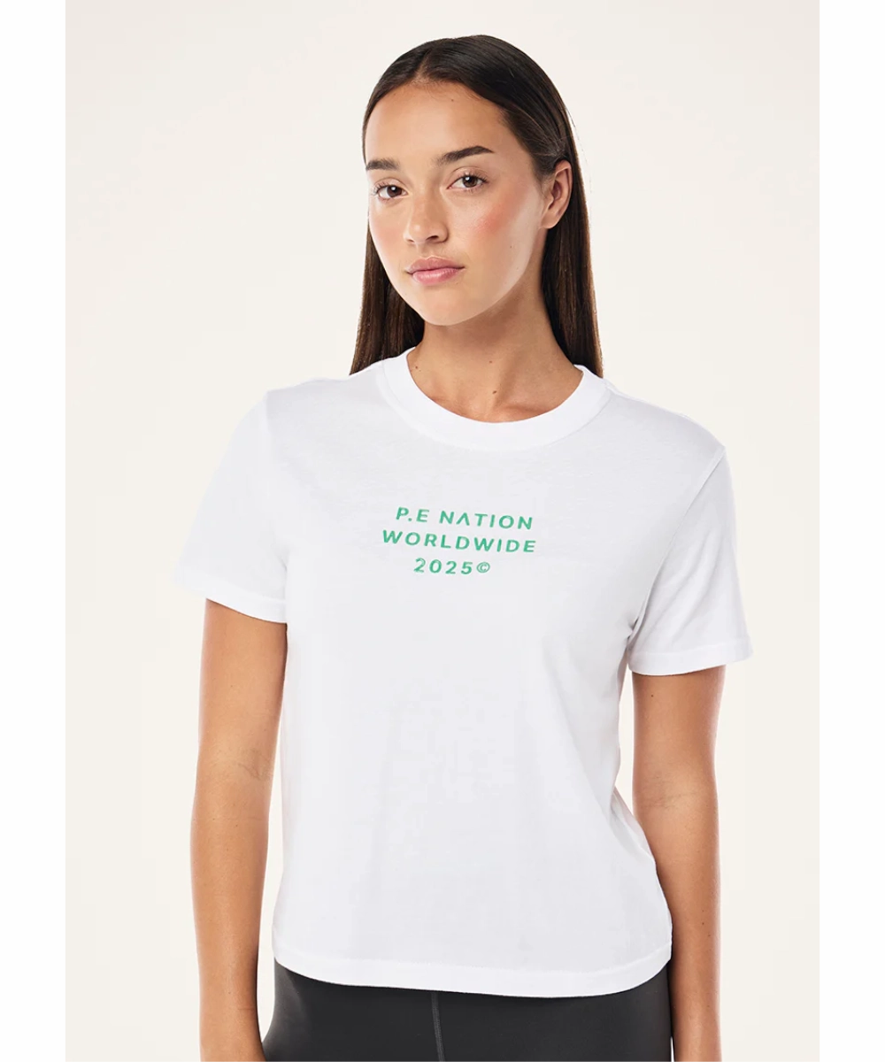 SnagResistant Weave Code Soul P.E Nation Compact Tee (Optic White)