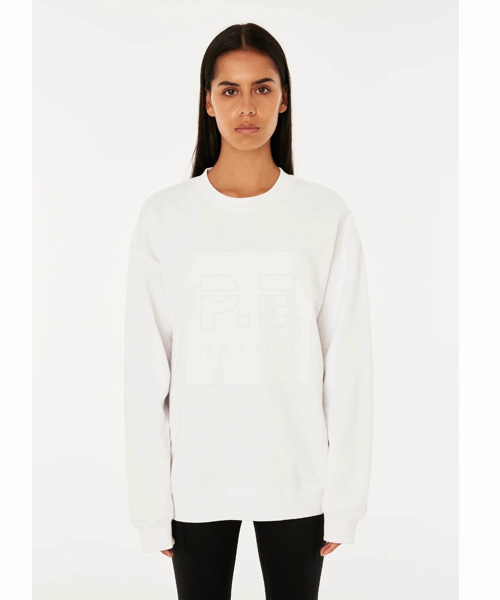 P.E Nation Cut Shot Sweat (Optic White) ReinforcedKnees