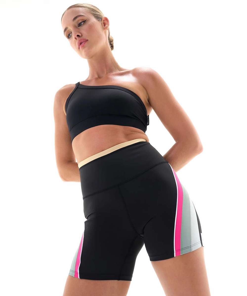 P.E Nation Division One Bike Short (Black) Conscious Fit Airflow Vents
