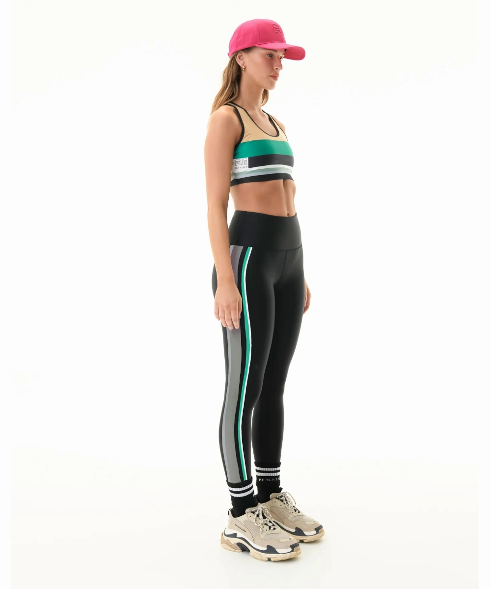 P.E Nation Division One Legging (Black) Sustainable Manufacturing Smart Wear