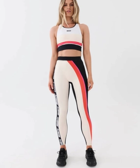 P.E Nation Evolve Legging (Pearled Ivory) Design Edge DurableWeave