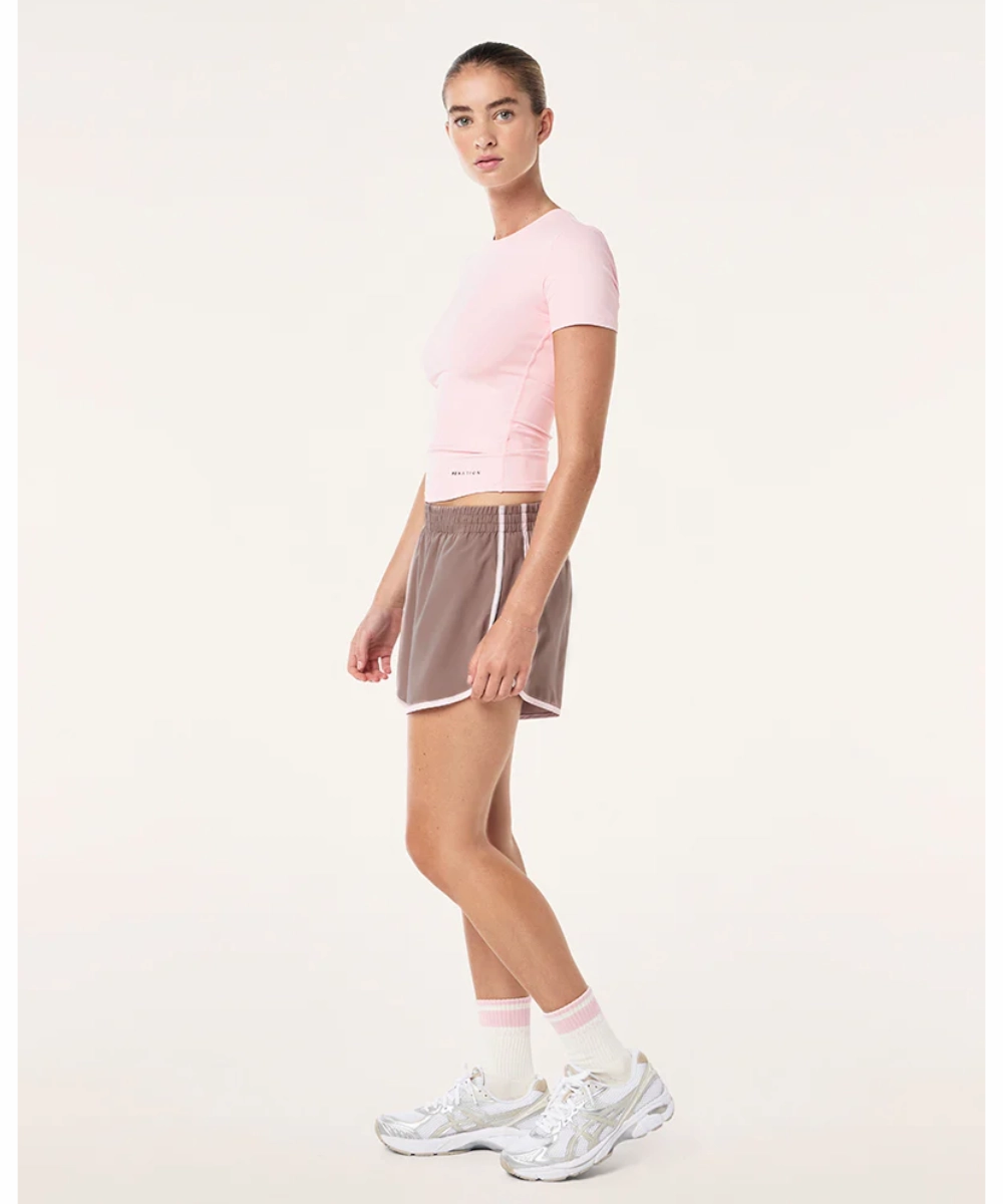 American Ease Beauty Glow P.E Nation Foundation SS Tee (Chalk Pink)
