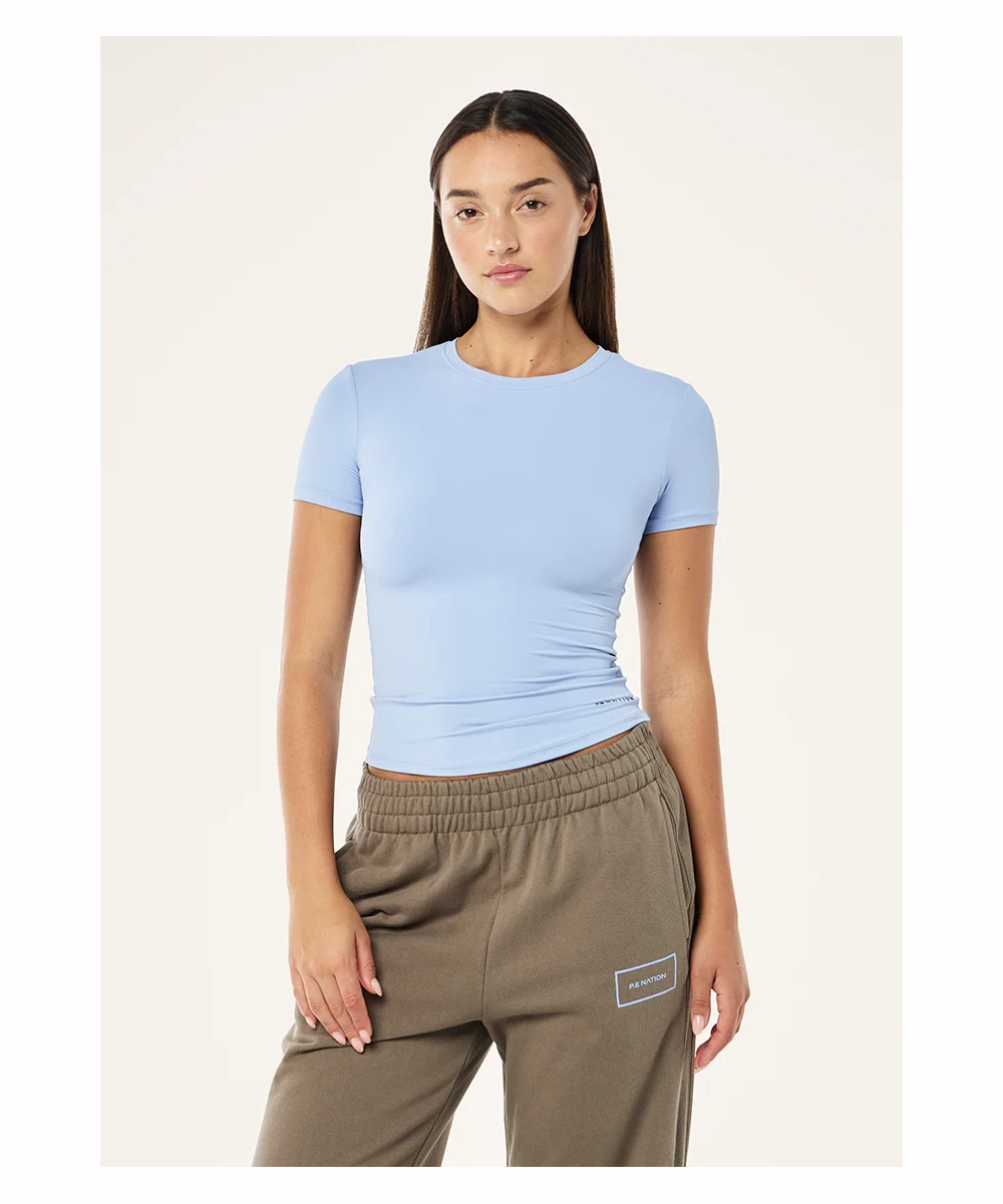 StretchComfort P.E Nation Foundation SS Tee (Dusty Blue)