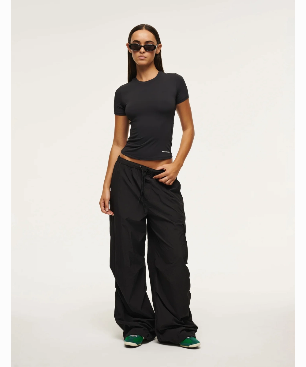 Hypoallergenic Fibers ThermalRegulating Layer P.E Nation Foundation Tee (Black)