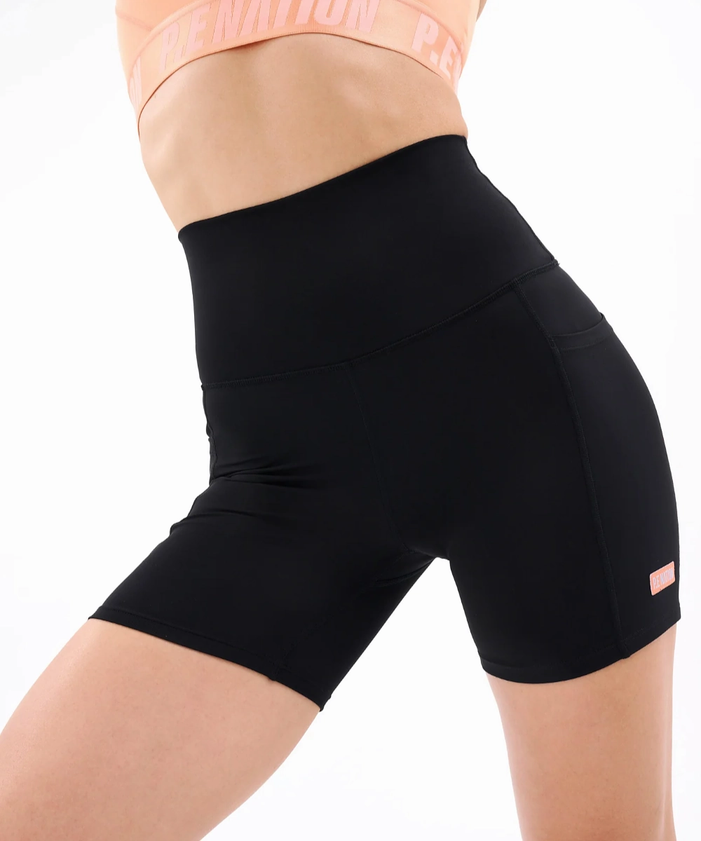 P.E Nation Freestyle Bike Shorts (Black) Lightweight insulation