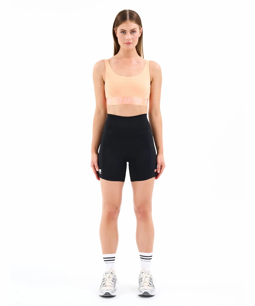 DoubleStitchedEdges P.E Nation Freestyle Bike Shorts (Black)