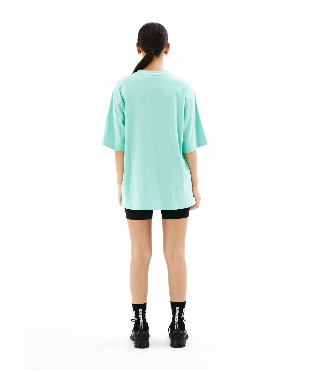 WrinkleFreeFabric P.E Nation Full Out Tee (Aqua)