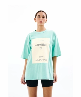 P.E Nation Full Out Tee (Aqua) OekoTexCertified AntiPilling