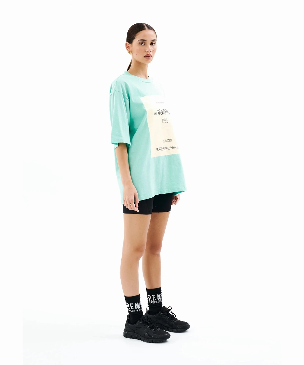 P.E Nation Full Out Tee (Aqua) Brave Fit