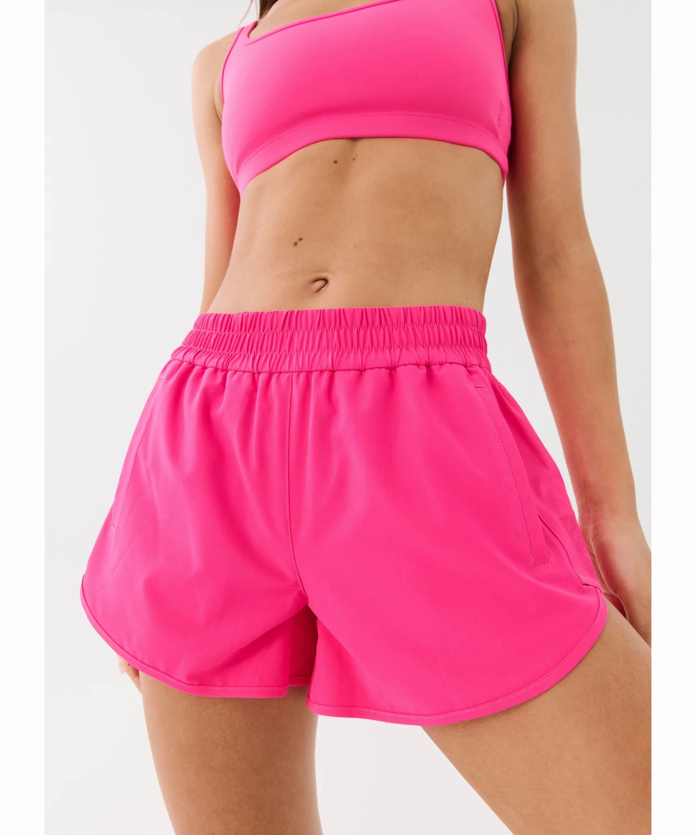 GridTexture Daily Use P.E Nation Full Time Short (Pink Glo)