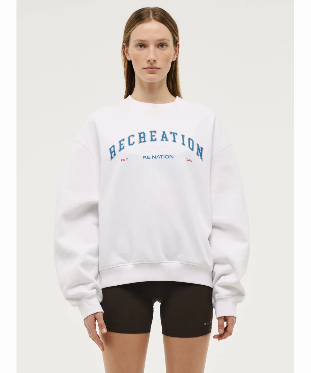 P.E Nation Hayward Sweat (Optic White) DurableWeave