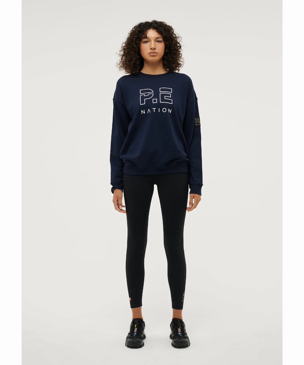 P.E Nation Heads Up Sweat (Dark Navy) Still Glow Flex Fit