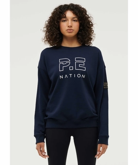CompressionEnhanced P.E Nation Heads Up Sweat (Dark Navy)