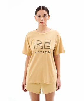 P.E Nation Heads Up Tee (Sand) Day Glow Thermal Insulation