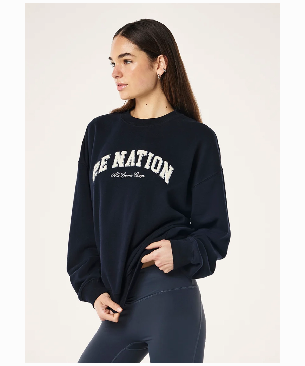 Sustainable Base P.E Nation Heritage Sweat (Dark Sapphire)