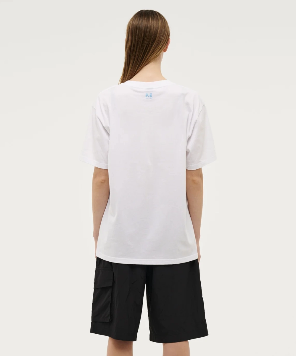 Earth Glow P.E Nation Heyward SS Tee (Optic White)