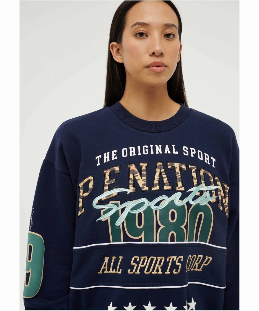 NoSlipGrip ReflectiveDetails P.E Nation Inglewood Sweat (Dark Navy)