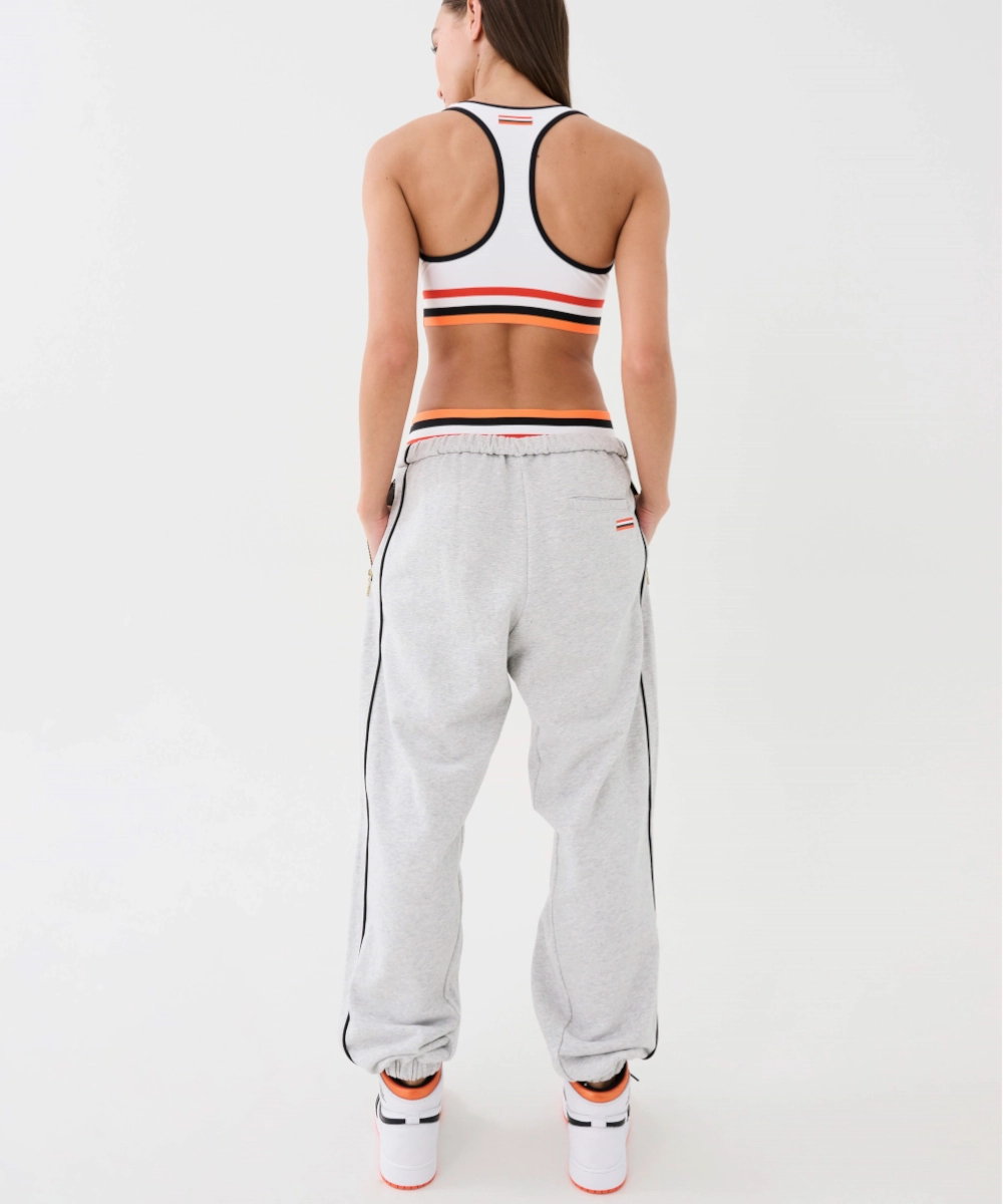 P.E Nation Legacy Organic Cotton Recycled Trackpants (Grey Marl) AdaptiveFit SustainableBlend