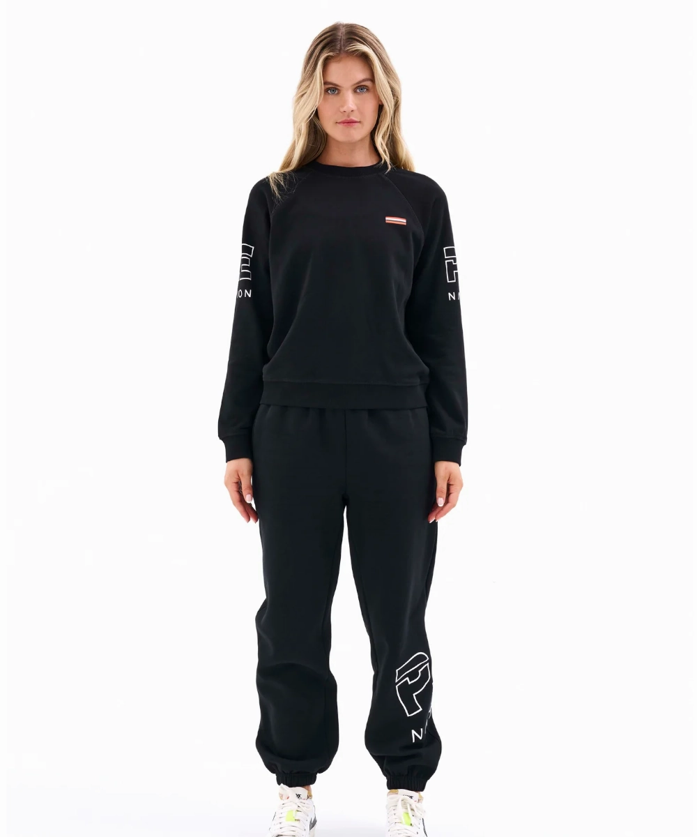 P.E Nation Moneyball Sweater (Black) AbrasionFree Edging