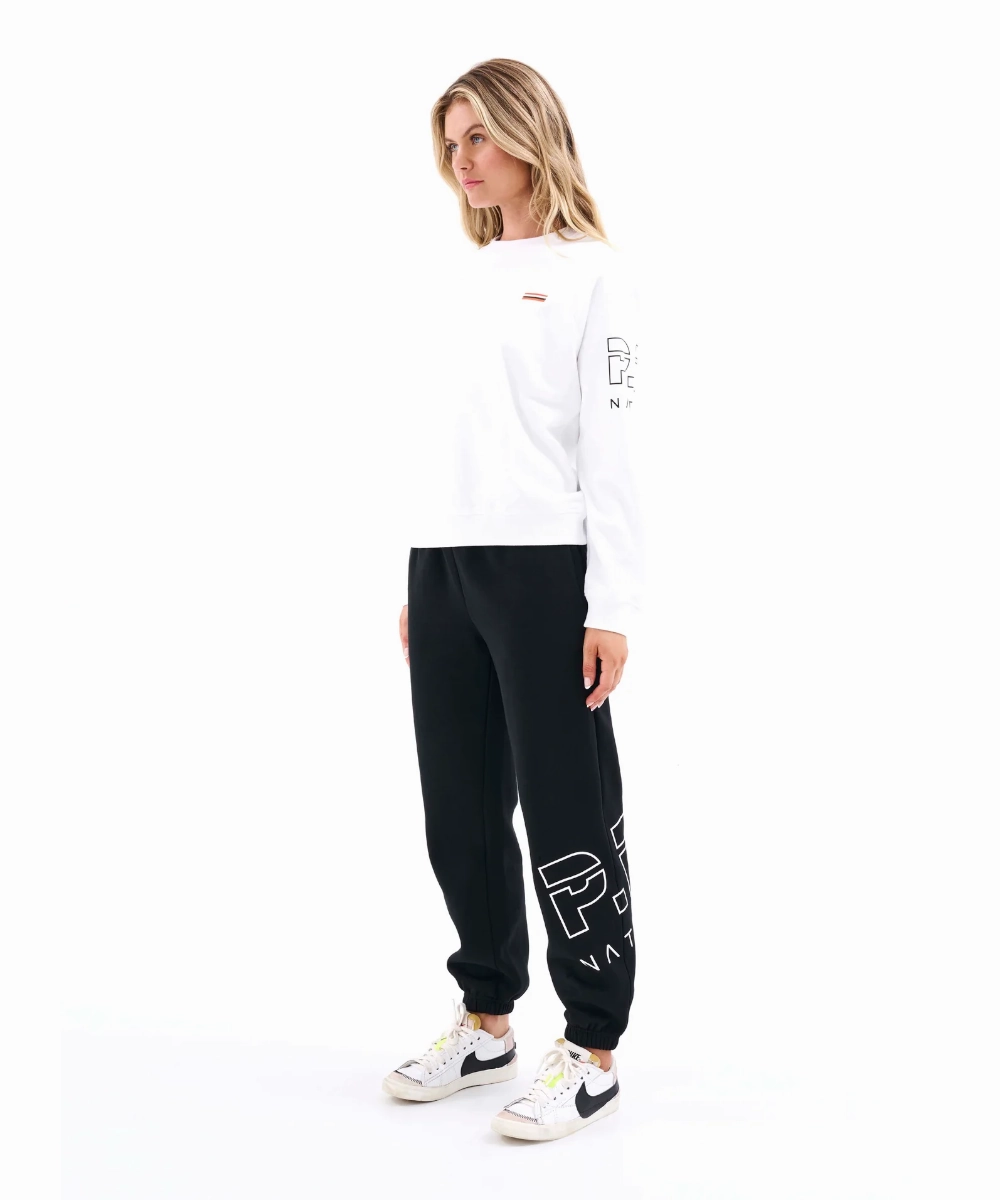 Adjustable Straps P.E Nation Moneyball Sweater (Optic White)
