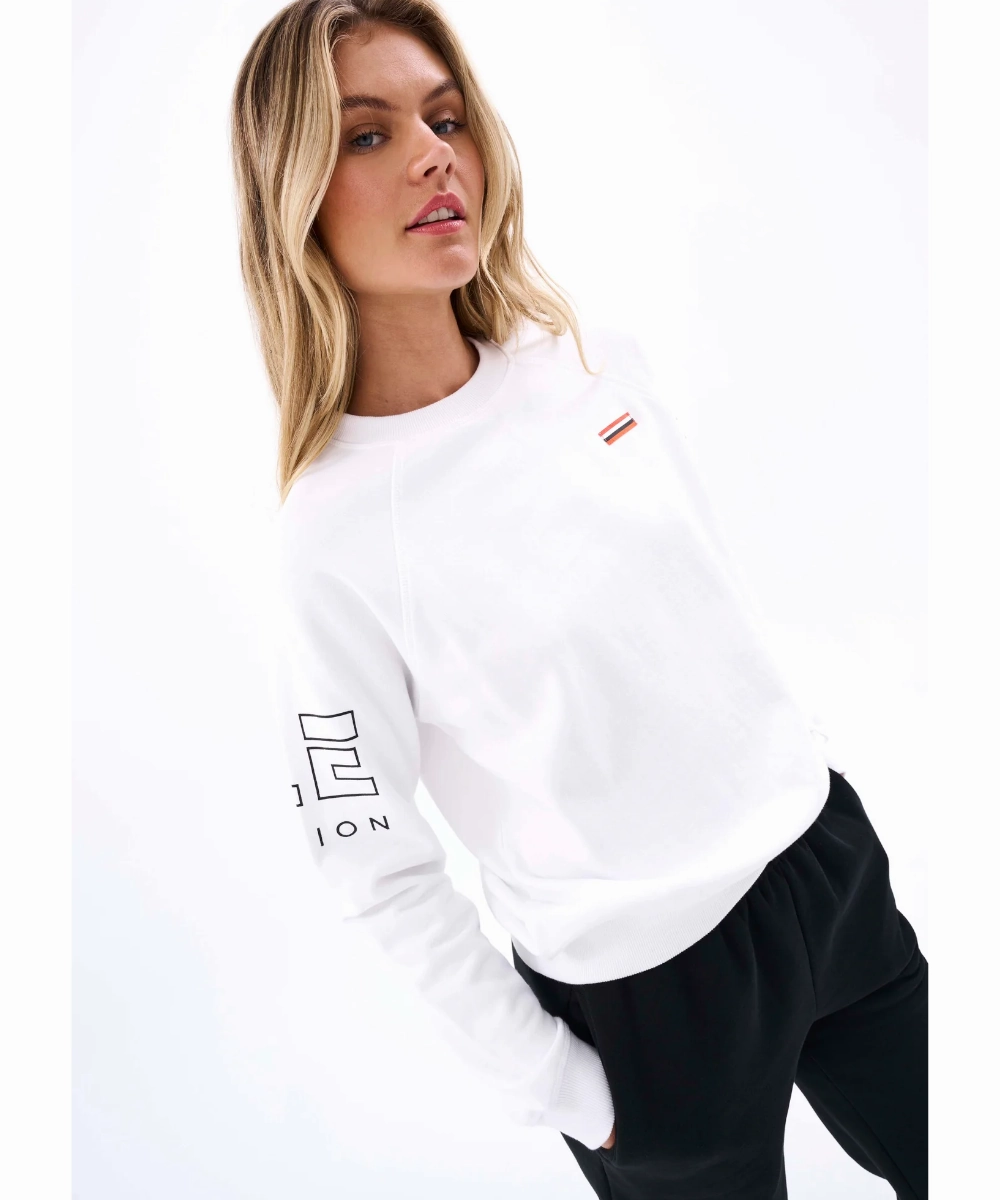 Noble Grace QuickDryDesign P.E Nation Moneyball Sweater (Optic White)