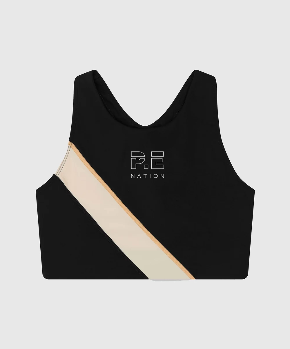 P.E Nation Objective Sports Bra (Black) Durable Reinforcements