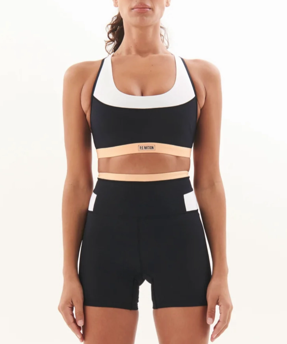 Resort Mood P.E Nation Progression Sports Bra (Black)