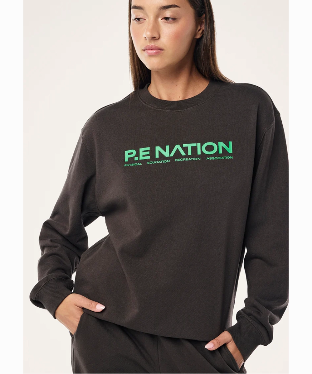 P.E Nation Qualify Sweat (Caviar) TaglessNeckline
