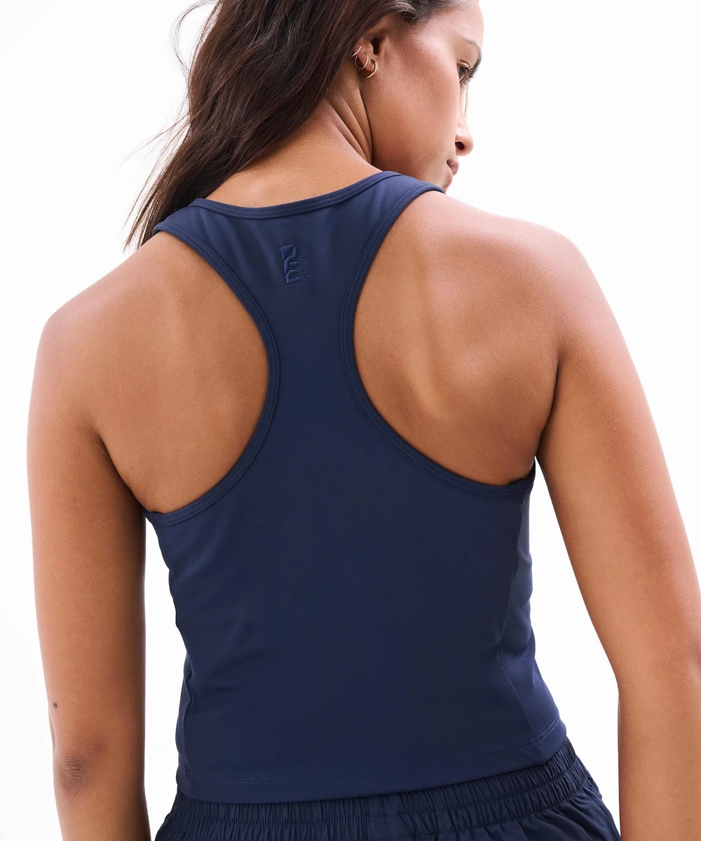 Reinforced Hem HypoallergenicYarn P.E Nation Recalibrate Tank (Dark Navy)