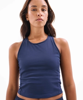 Dynamic Glow WaterRepellent Finish P.E Nation Recalibrate Tank (Dark Navy)