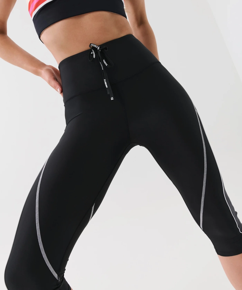 Fearless Mode P.E Nation Reformer Crop Legging (Black)