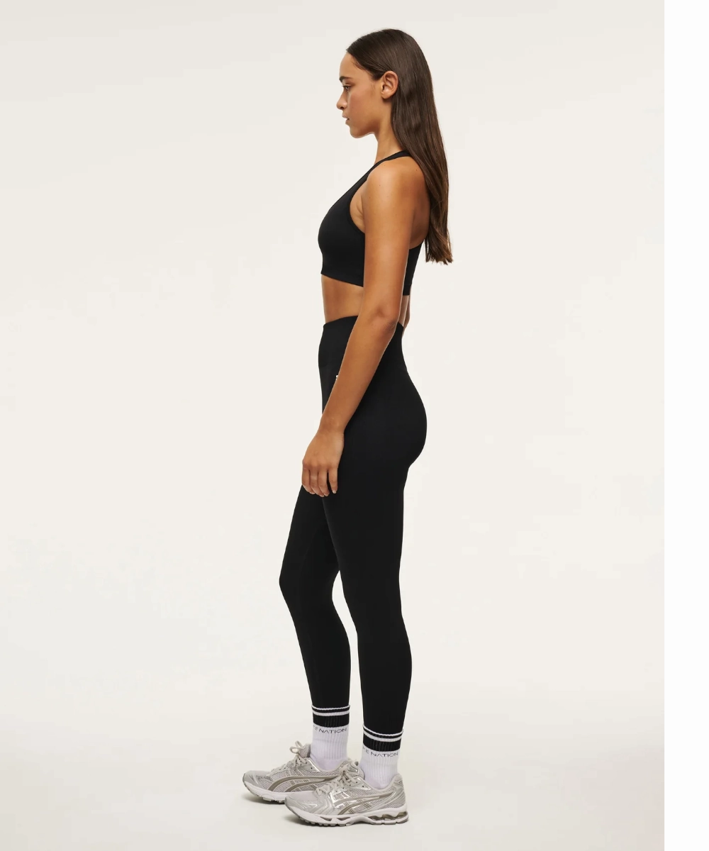 Sustain Glow QuickDryTech P.E Nation Restore Seamless Leggings (Black)