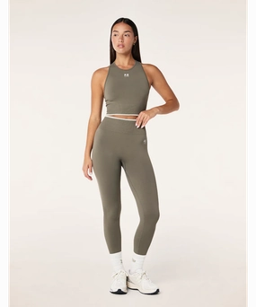 P.E Nation Restore Seamless Leggings (Khaki) CompressionFreeCuffs High End