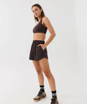 P.E Nation Reverb Short (Coffee Bean) Loose Fit