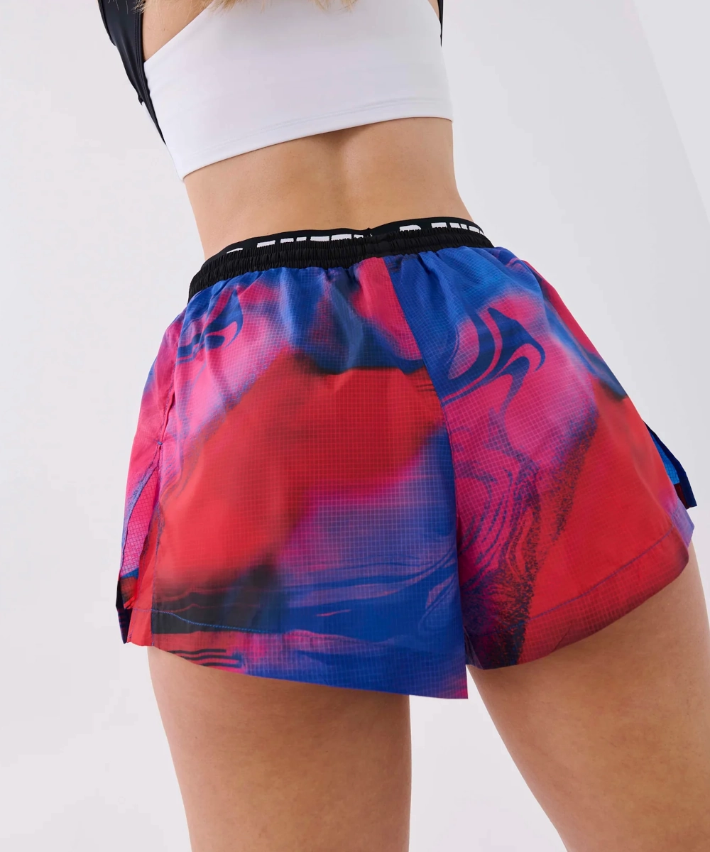 P.E Nation Rewind Short (Overlay Print) AntiPillingFabric