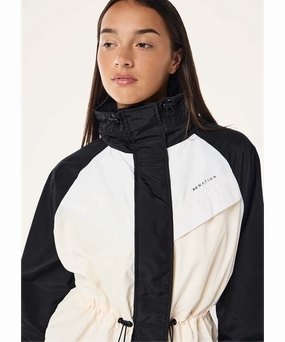 HighCollar Style P.E Nation Shelter Jacket (Black/White)