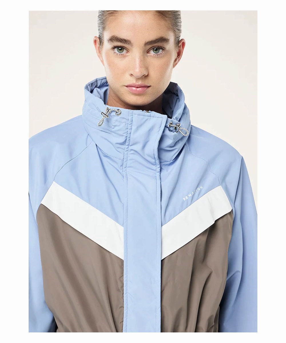 P.E Nation Shelter Jacket (Dusty Blue) Denim Cool