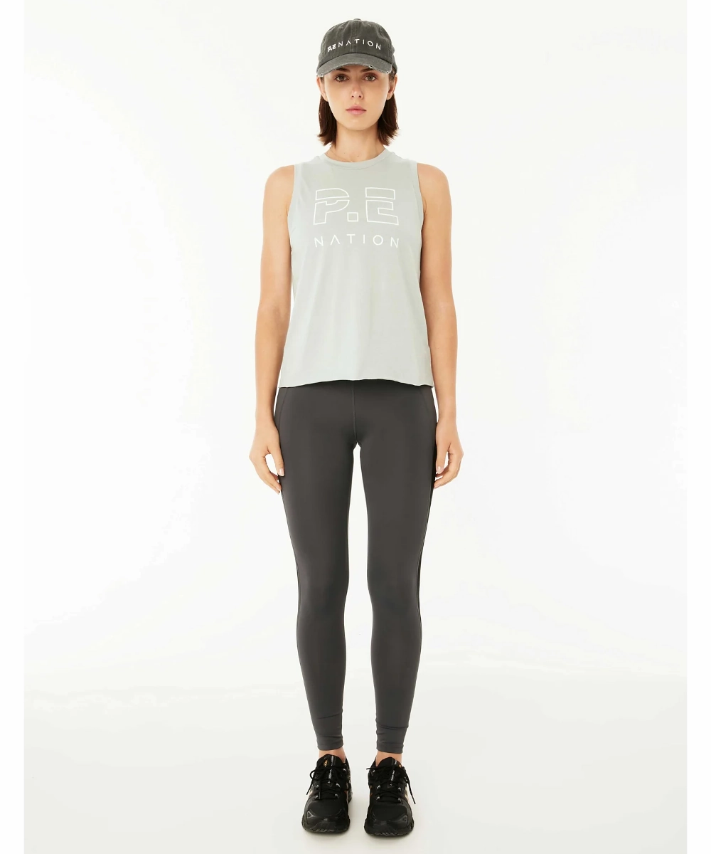 P.E Nation Shuffle Tank (High Rise) AntiSnagFabric
