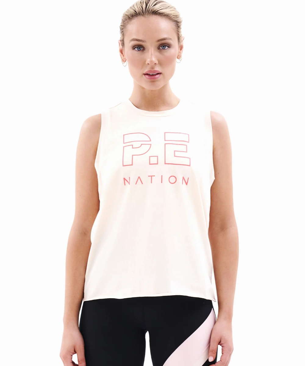 Party Guest P.E Nation Shuffle Tank (Pearled Ivory)