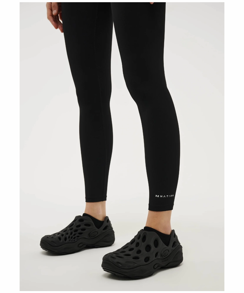P.E Nation Signature Full Length Leggings (Black) Rain Fit Glitter Glow