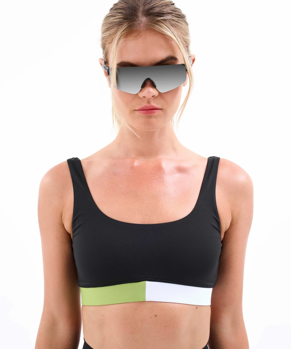 Coastal Chic P.E Nation Sprint Time Sports Bra (Black)