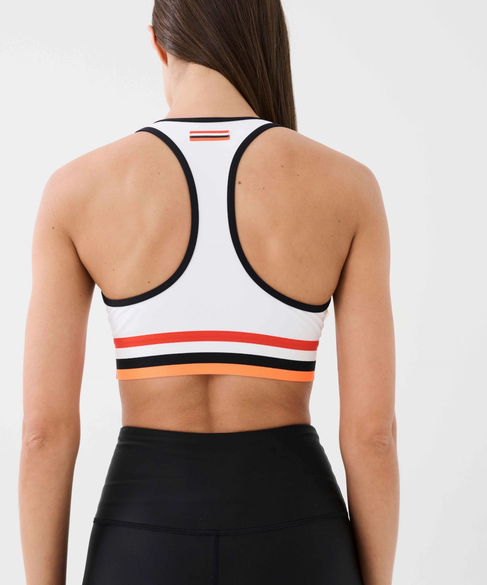 Campus Vibe P.E Nation The Original Recycled Sports Bra (Optic White)