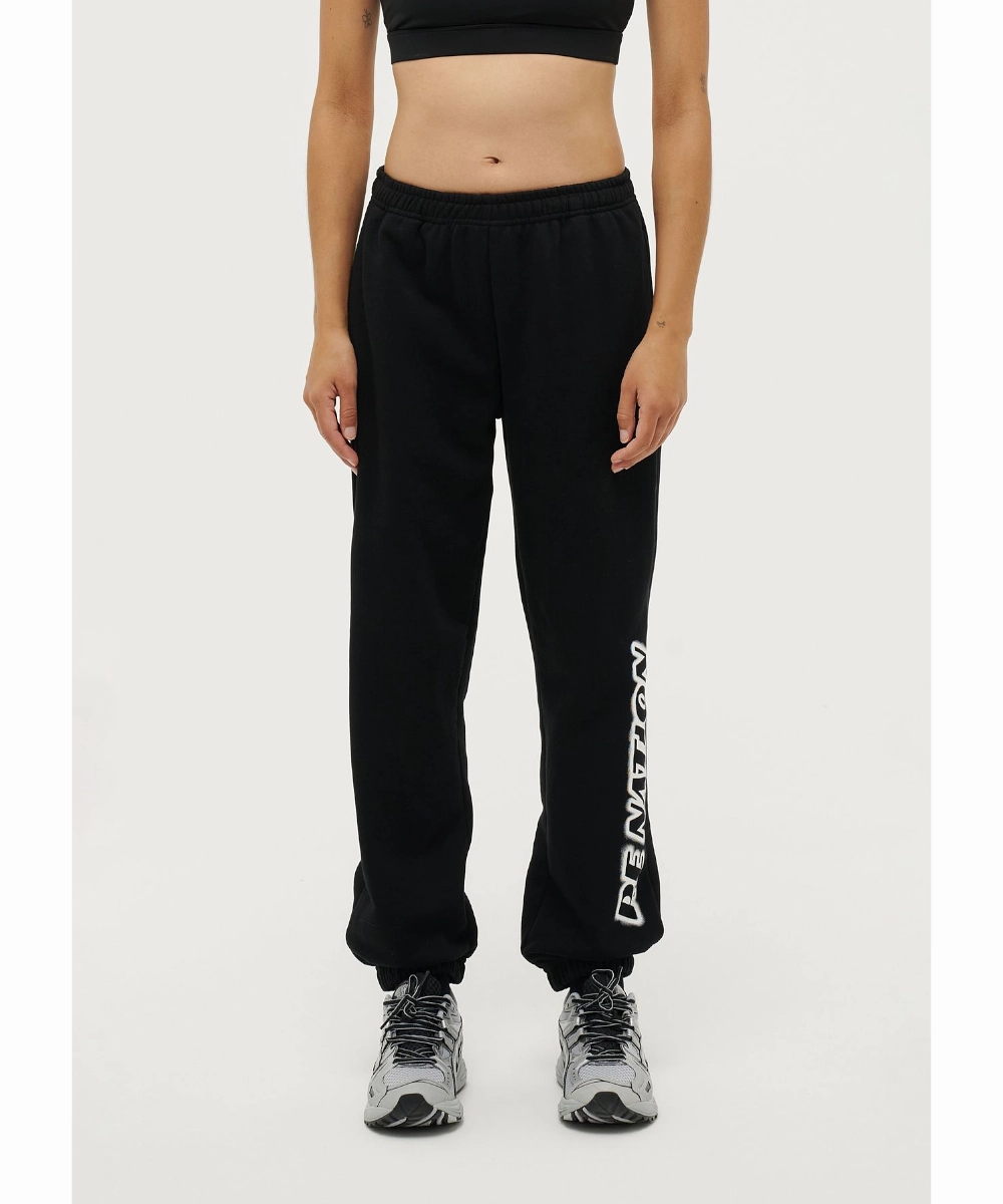 P.E Nation Tiebreak Trackpants (Black) Royal Charm Star Soul
