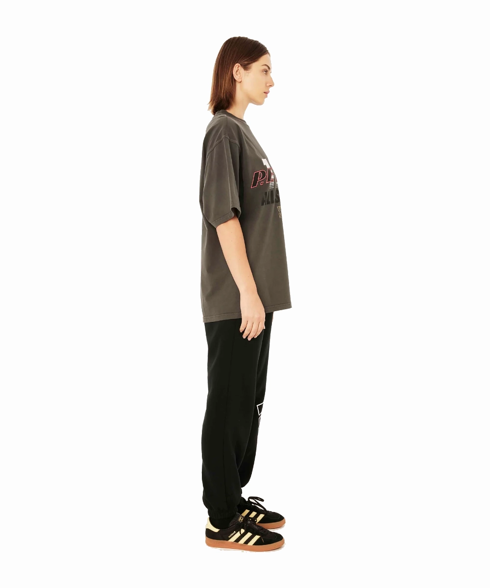 Vacation Mood Classic Glow P.E Nation Touring SS Oversized Tee (Dark Shadow)