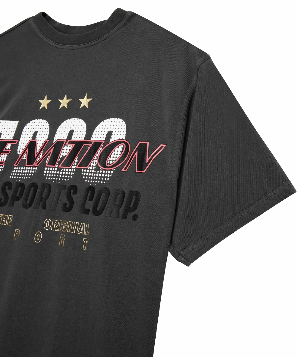P.E Nation Touring SS Oversized Tee (Dark Shadow) Training Fit